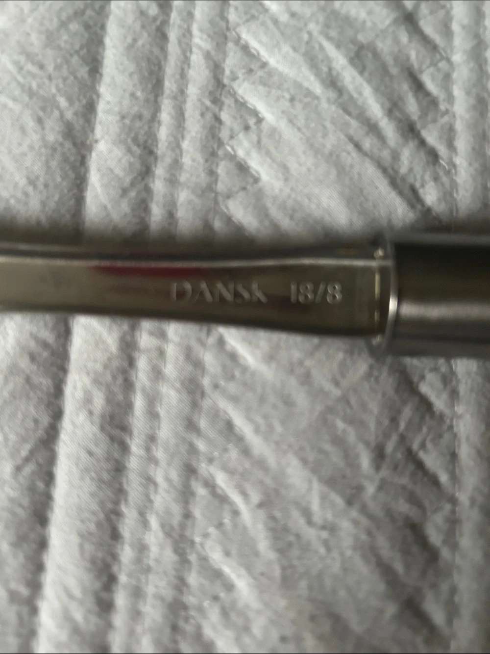 Vintage Dansko 18/8 Stainless Steel Satin Salad 2 Serving Glossy Spoon Set: